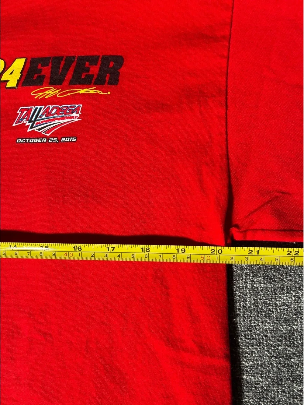 Jeff Gordon 2015 24EVER 3M NASCAR Racing Shirt Big Design Hendrick Talledega